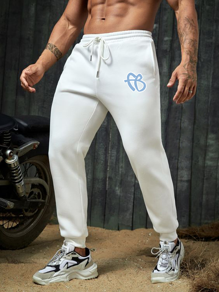 Autumn and Winter Mens Casual Pants Pure Cotton Straight Oversized Long Pants Middle Aged Loose Sports Mens Pants_voghion.com