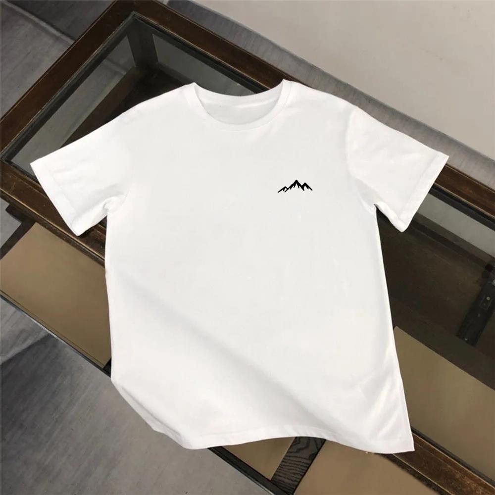 2024 Nouvelle Marque Haut De Gamme Mode D'été 100% coton T-shirt Imprimé Ample Haut Col Rond Extra Large Vêtements Pour Hommes Taille_voghion.com