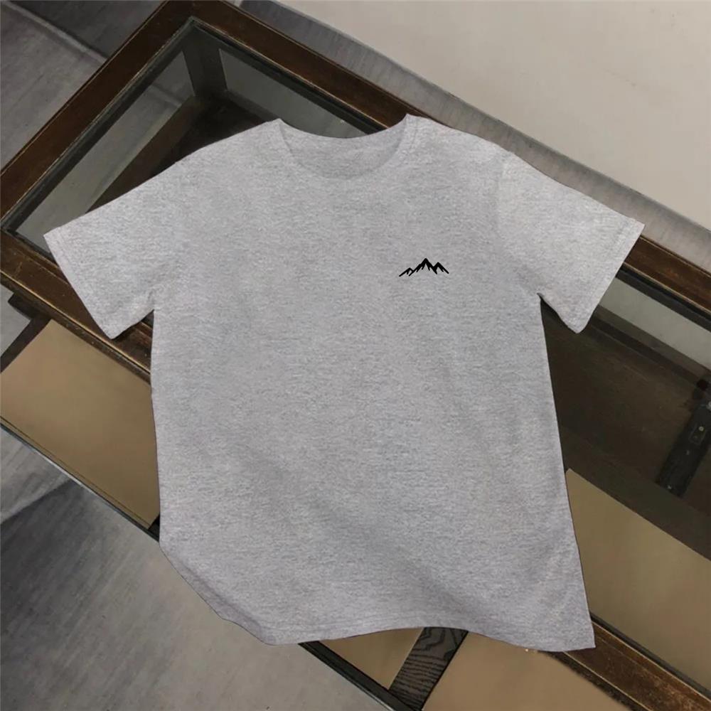 2024 Nouvelle Marque Haut De Gamme Mode D'été 100% coton T-shirt Imprimé Ample Haut Col Rond Extra Large Vêtements Pour Hommes Taille_voghion.com