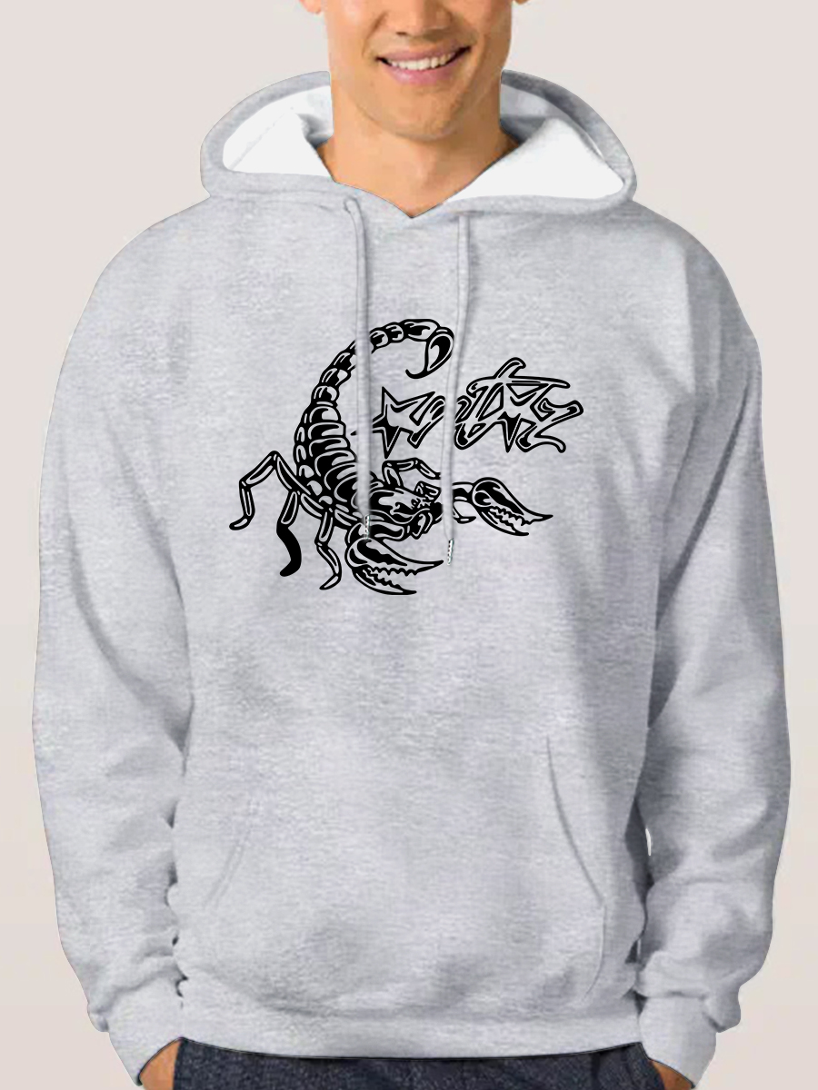 Pull à capuche de couleur unie de style américain pour hommes, nouvelle marque de mode rétro printemps et automne 2024_voghion.com