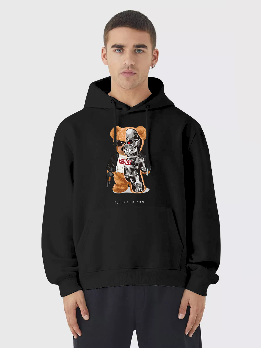 2024 Uomo Nuovi Vestiti Maglione Girocollo Pesante Marchio di Moda Uomo Autunno 2023 Nuova Camicia Inferiore Manica Lunga Foderata in Pile_voghion.com