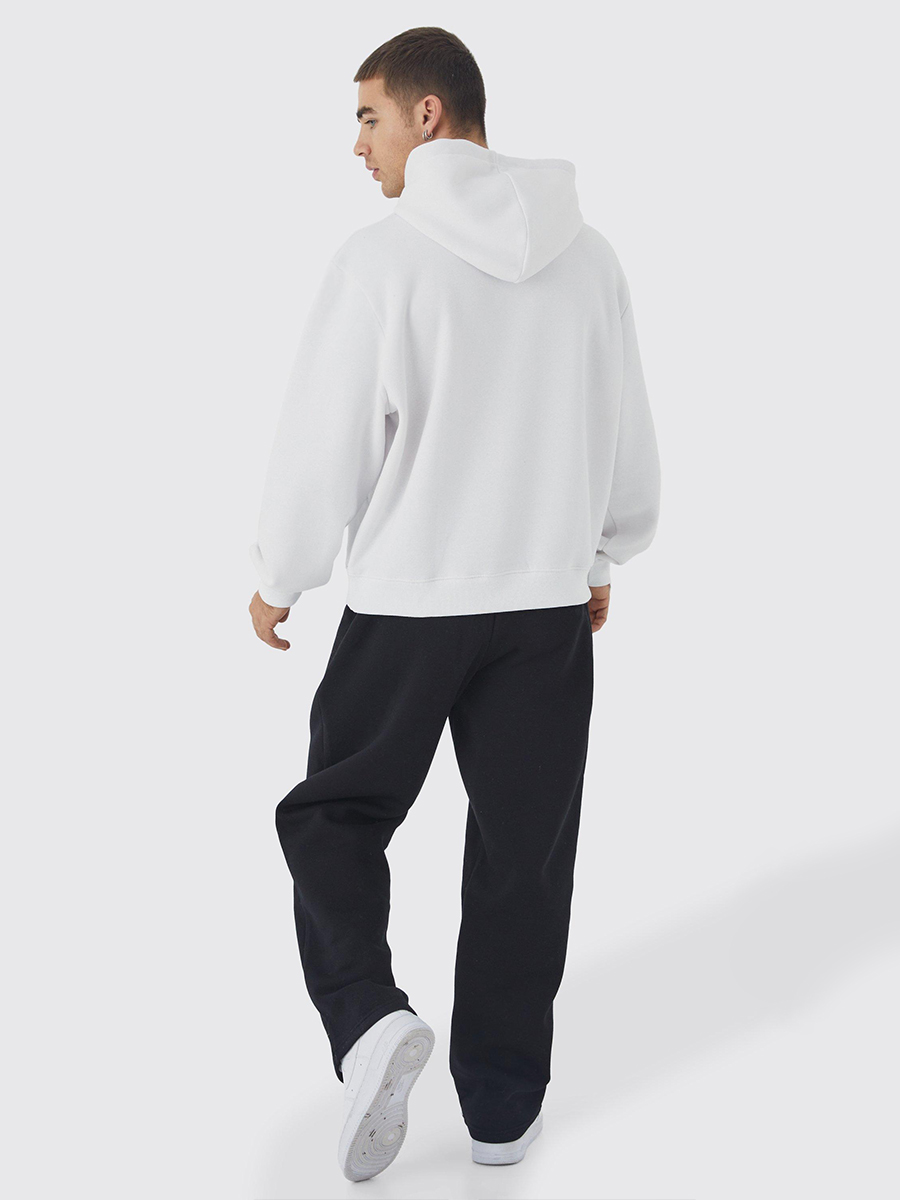 2024 Uomo Nuovi Vestiti Maglione Girocollo Pesante Marchio di Moda Uomo Autunno 2023 Nuova Camicia Inferiore Manica Lunga Foderata in Pile_voghion.com