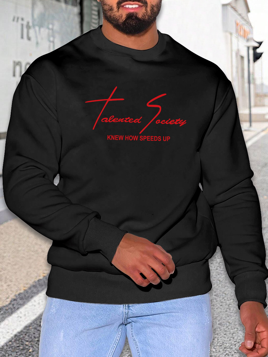 2024 New Thick Needle Digital Printing round Neck Sweater Street Fashion Thick Needle Fabric Top Mens Comfortable_voghion.com