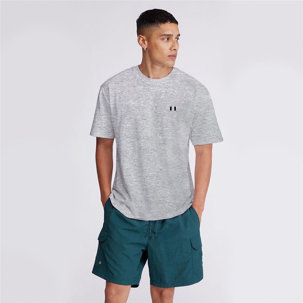 Herren T-shirt Aus 100% Baumwolle Mit Logo Kurzarm Sommer_voghion.com