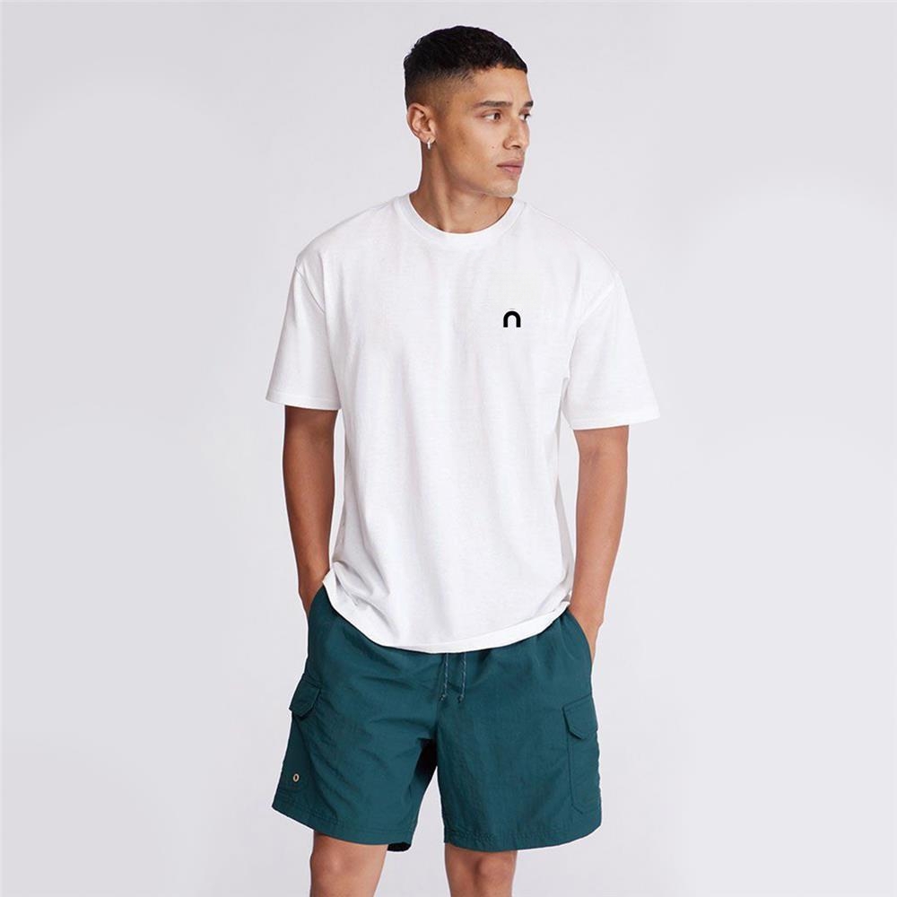Herren T-shirt Aus 100% Baumwolle Mit Logo Kurzarm Sommer_voghion.com