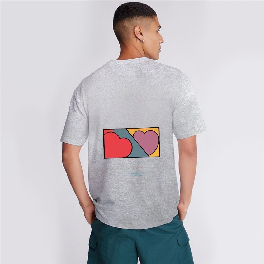 With Brand Logo 100% Cotton Summer Men Loose T-Shirts Casual Breathable Short Sleeves Fashion Outdoor High Street Top_viptrois.com