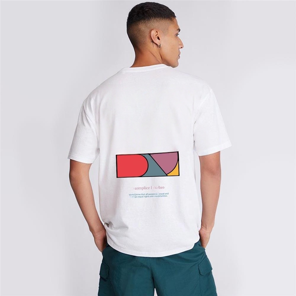 With Brand Logo 100% Cotton Summer Men Loose T-Shirts Casual Breathable Short Sleeves Fashion Outdoor High Street Top_viptrois.com
