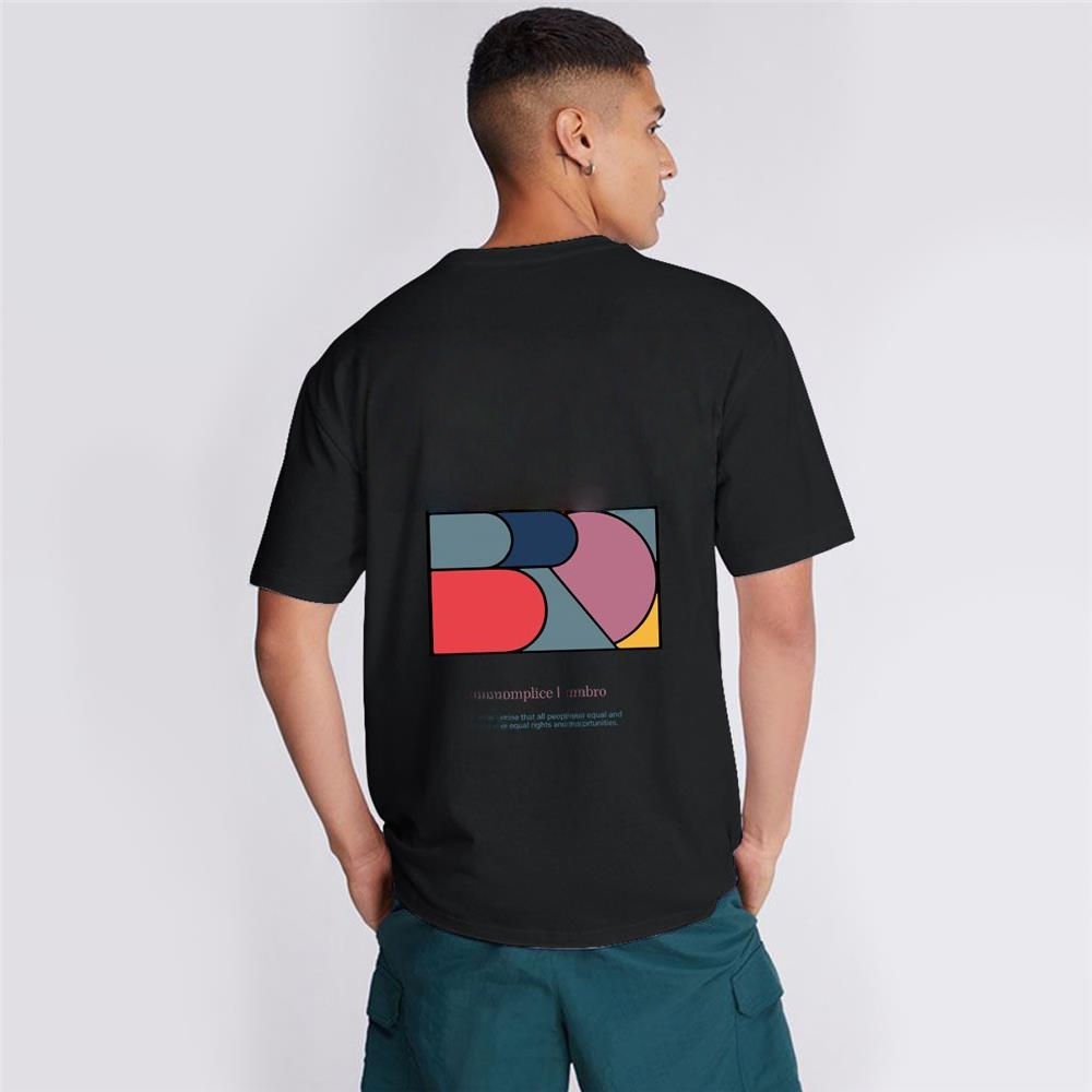 With Brand Logo 100% Cotton Summer Men Loose T-Shirts Casual Breathable Short Sleeves Fashion Outdoor High Street Top_viptrois.com