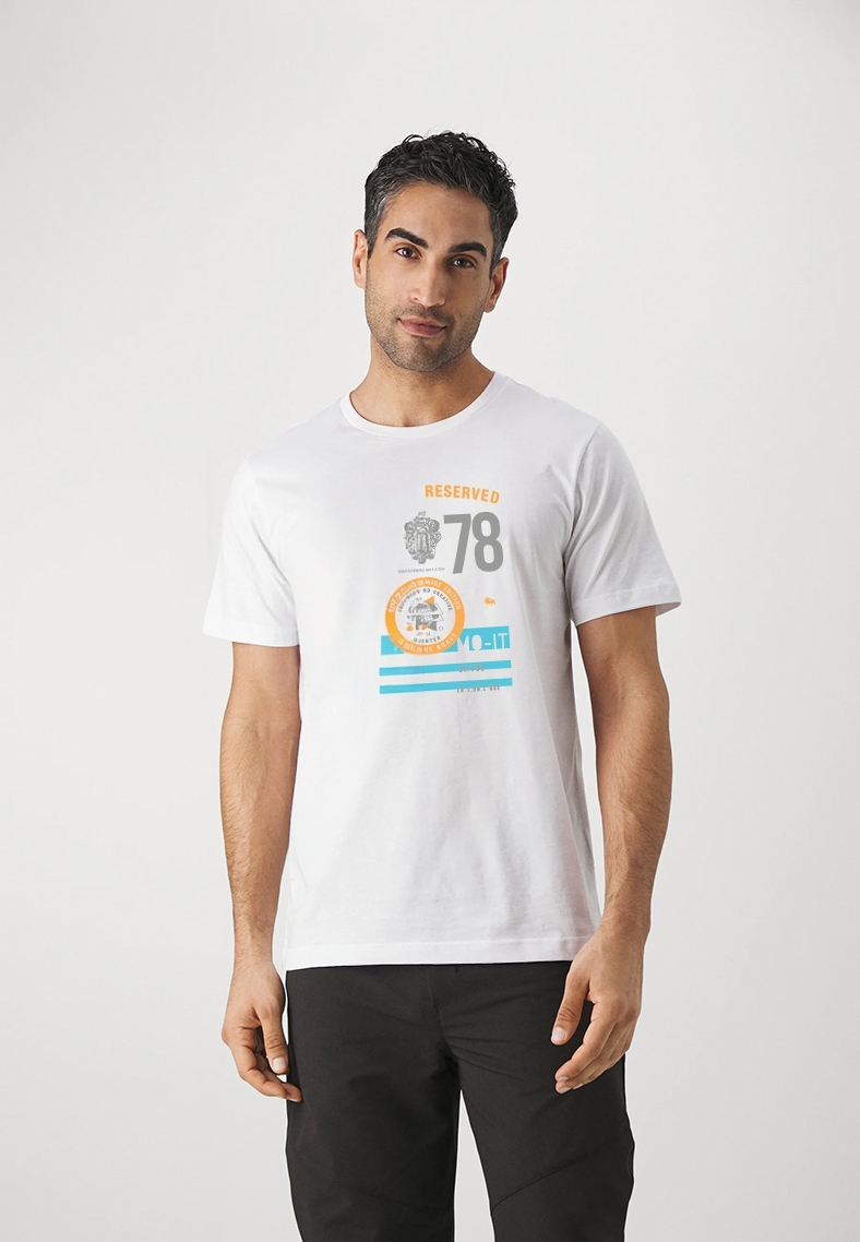 Mit Markenlogo 100 % Baumwolle Sommer Herren Lose T-Shirts Lässig Atmungsaktiv Kurze Ärmel Mode Outdoor High Street Top_voghion.com