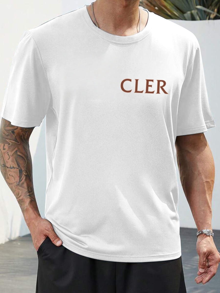 With Brand Logo 100% Cotton Summer Men Loose T-Shirts Casual Breathable Short Sleeves Fashion Outdoor High Street Top_viptrois.com