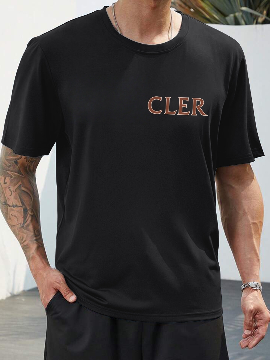 With Brand Logo 100% Cotton Summer Men Loose T-Shirts Casual Breathable Short Sleeves Fashion Outdoor High Street Top_viptrois.com
