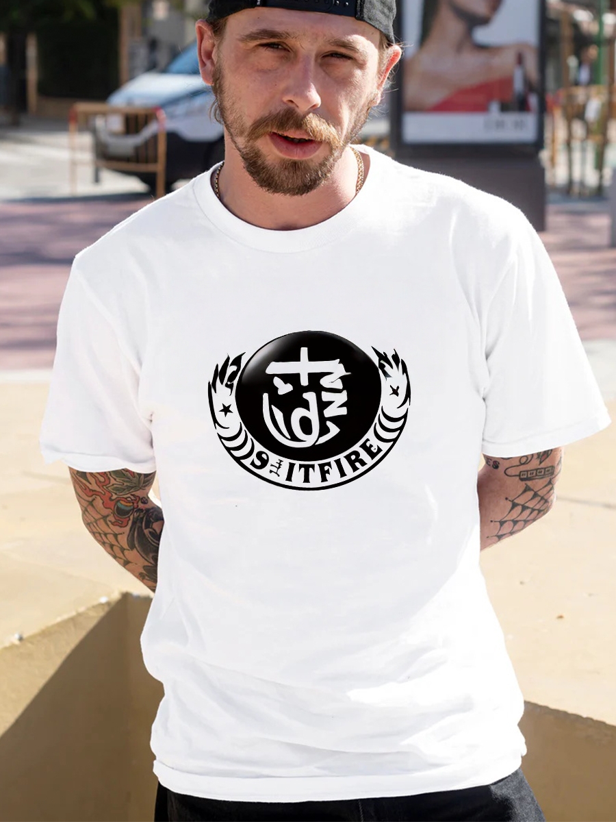 Herren T-shirt Aus 100% Baumwolle Mit Logo Für Den Sommer_voghion.com