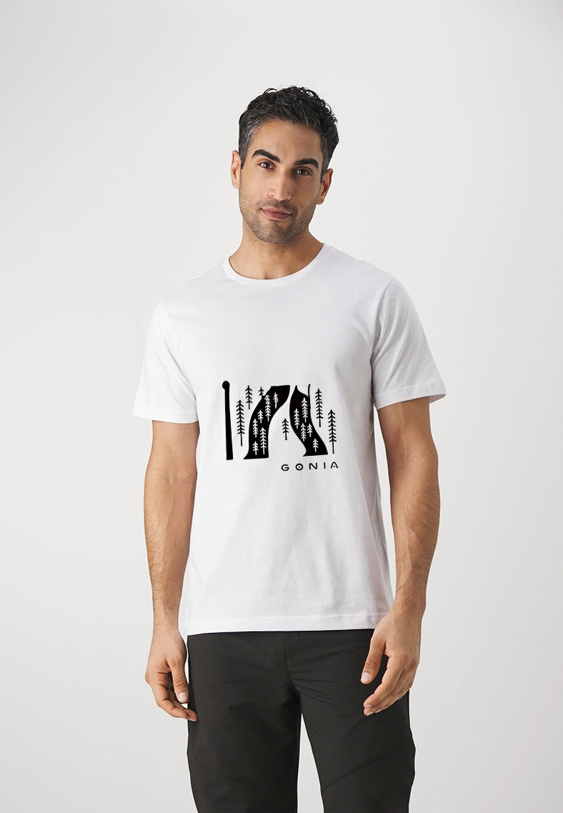 With Brand Logo 100% Cotton Summer Men Loose T-Shirts Casual Breathable Short Sleeves Fashion Outdoor High Street Top_viptrois.com