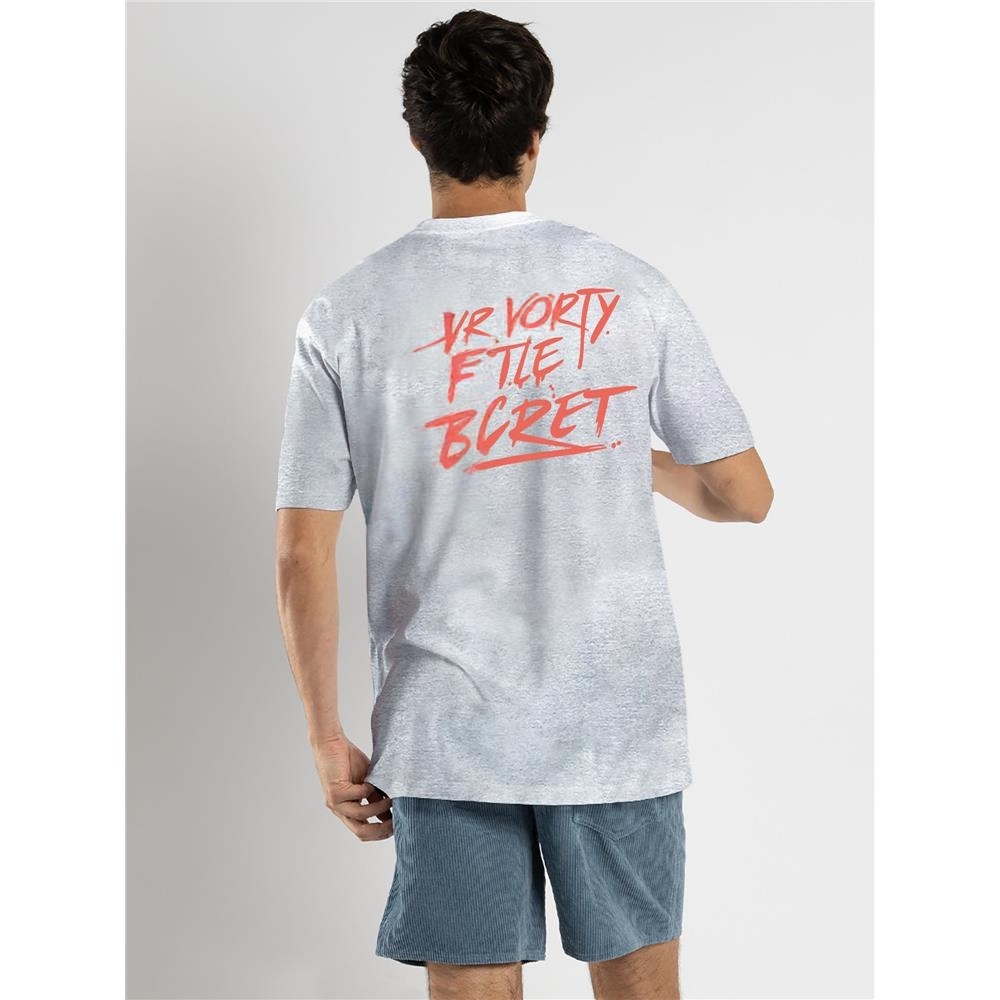 With Brand Logo 100% Cotton Summer Men Loose T-Shirts Casual Breathable Short Sleeves Fashion Outdoor High Street Top_viptrois.com