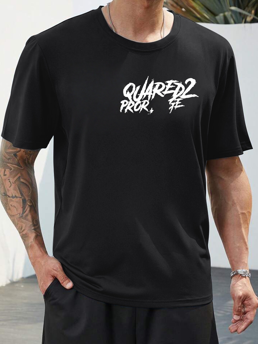 Mit Markenlogo 100 % Baumwolle Sommer Herren Lose T-Shirts Lässig Atmungsaktiv Kurze Ärmel Mode Outdoor High Street Top_voghion.com
