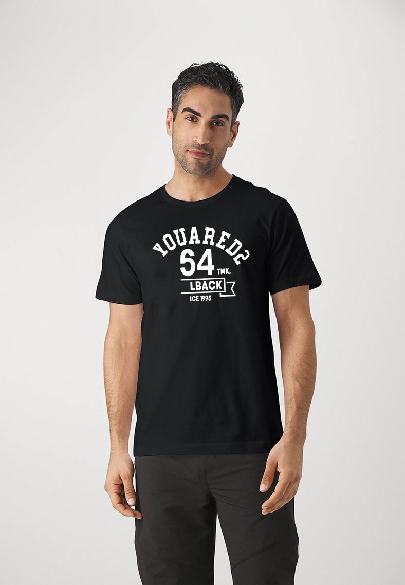 T-shirt ample à manches courtes pour homme, 100 % coton, avec logo de marque, décontracté, respirant, à la mode, pour l'extérieur_voghion.com