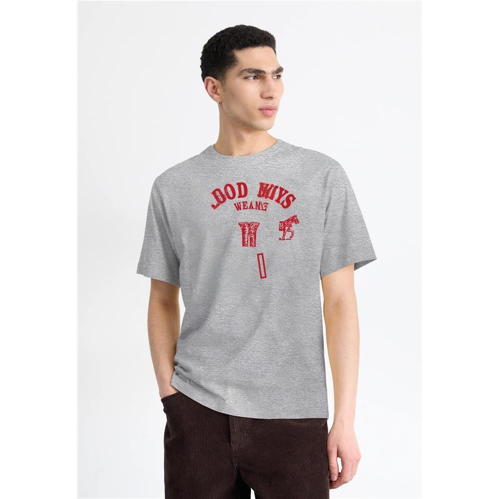With Brand Logo 100% Cotton Summer Men Loose T-Shirts Casual Breathable Short Sleeves Fashion Outdoor High Street Top_viptrois.com