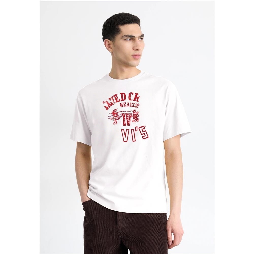 With Brand Logo 100% Cotton Summer Men Loose T-Shirts Casual Breathable Short Sleeves Fashion Outdoor High Street Top_viptrois.com