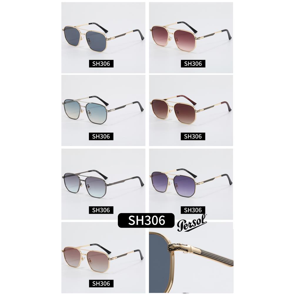 Luxury Women's Hexagon Sunglasses Full Frame Dark Shading Shades_voghion.com